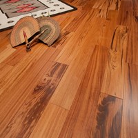 2 1/4" Tigerwood Prefinished Solid Hardwood Flooring at Wholesale Prices